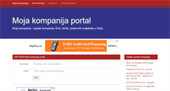 Desktop Screenshot of mojakompanija.com